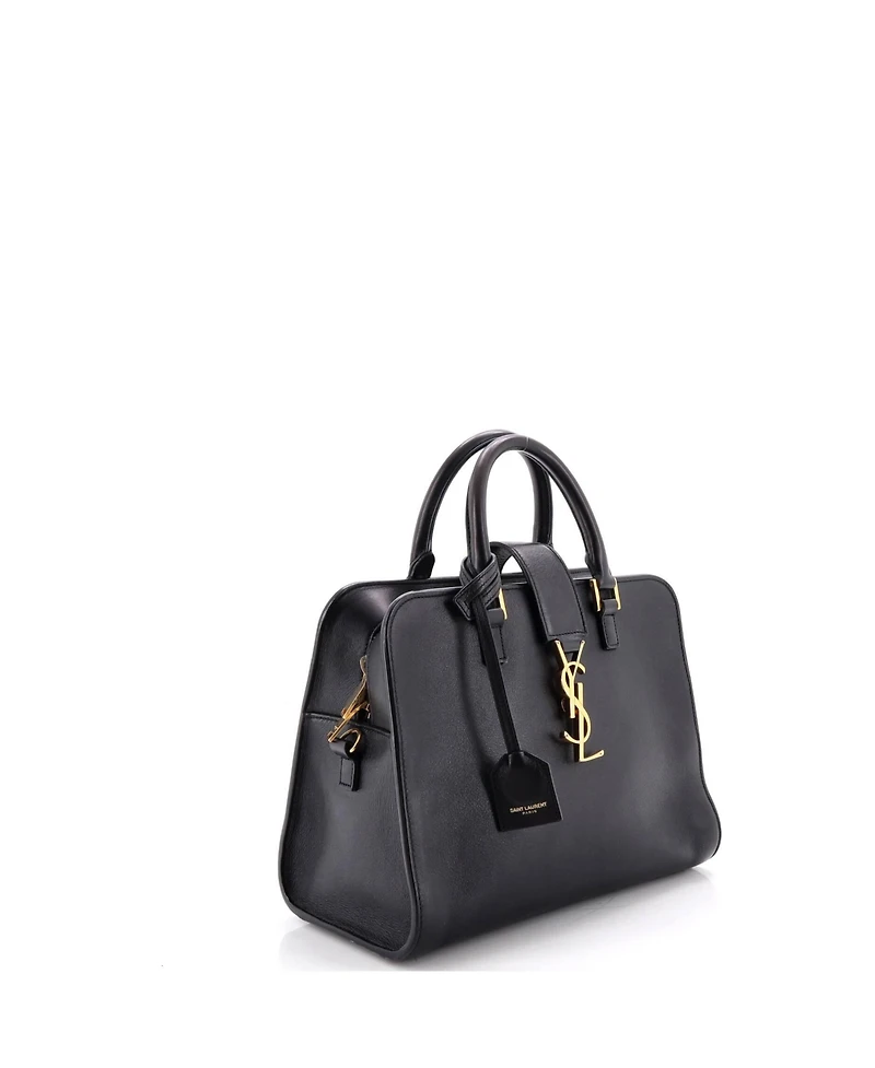 Pre-Owned Saint Laurent Baby Monogram Cabas Leather