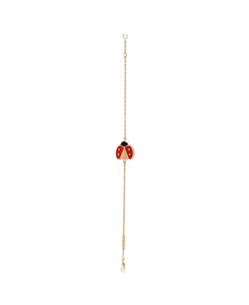 Pre-Owned Van Cleef and Arpels Lucky Spring Open Wings Ladybug Bracelet