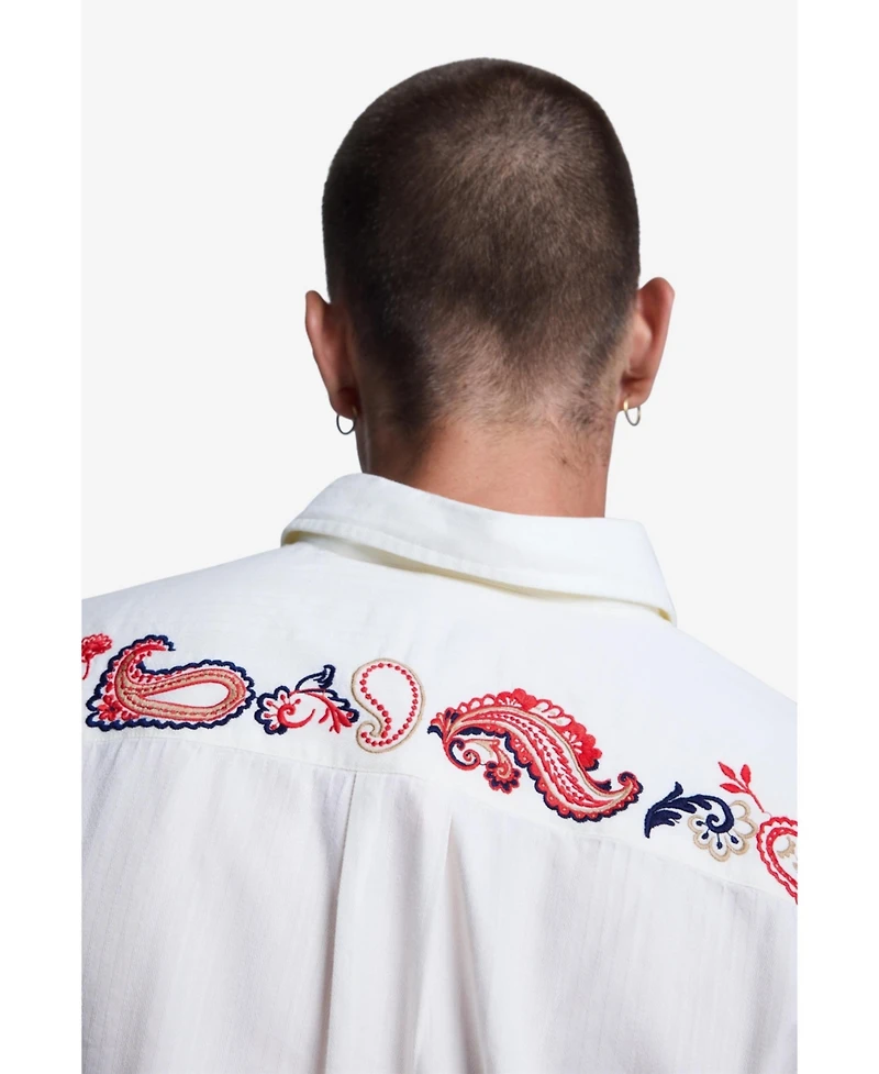 Desigual Men's Embroidered Shirt