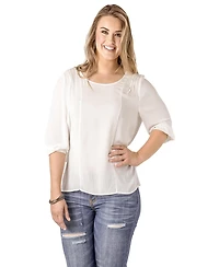 Standards & Practices Women's Plus Size Pull Over Boxy Top