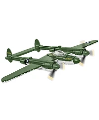Cobi Wwii Lockheed P-38 Lightning Plane Historical Collection 1:48 Scale Rotating Propellers 332-Piece Building Set, Ages 7+