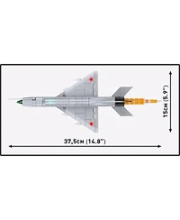 Cobi Armed Forces MiG-21 Mf Polish and Soviet Markings 381-Piece Building Set, Ages 8+