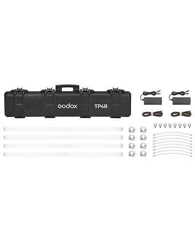 Godox TP4R 4' 64W Rgbww Led Pixel Tube 4-Light Kit