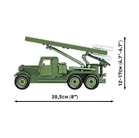 Cobi World War Ii Bm-13 Katyusha (Zis-6) 440-Piece Building Set, Ages 8+