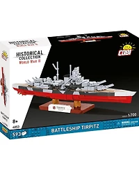 Cobi Historical Collection Wwii Battleship Tirpitz 593-Piece Building Set, Ages 8+