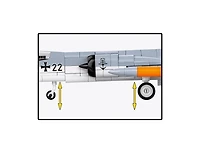Cobi Armed Forces Lockheed F-104 Starfighter 428-Piece Building Set, Retractable Landing Gear, Ages 8+