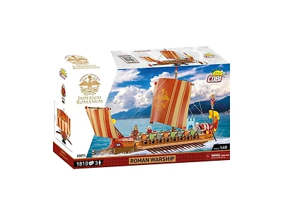 Cobi Historical Collection Imperium Romanum 1810-Piece Roman Warship Building Set, Ages 9+