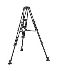 Manfrotto 3-Section Aluminum Twin Leg Video Tripod with Mid-Level Spreader