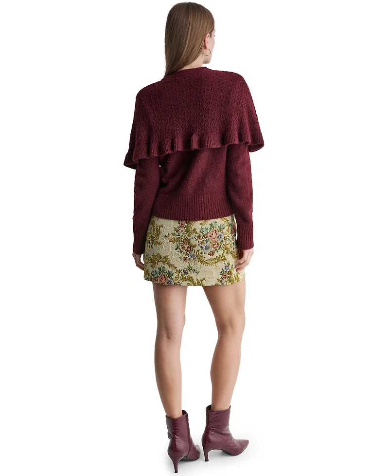Bcbg Women's Caped Pointelle Cardigan