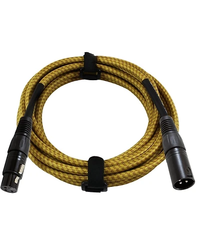 Lofree Balanced Male-to-Female Xlr Patch Cords, Heavy-Duty Braided Tweed Jacket