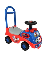 Kiddieland My First Activity Ride-On: Racer Spidey Interactive Dashboard with Lights and Sounds Ride-On, Ages 12-24 Months