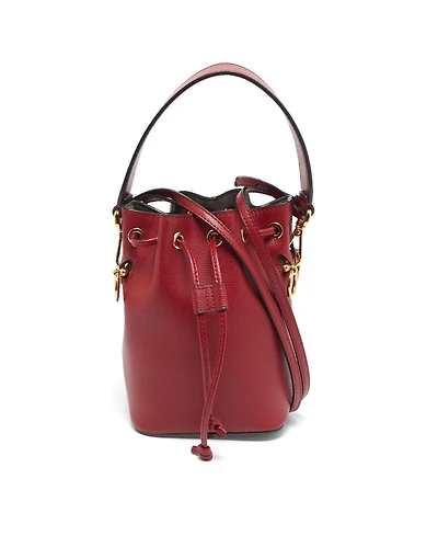 Pre-Owned Fendi Women's Mon Tresor Mini Leather Bucket Bag
