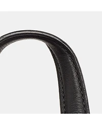 Pre-Owned Fendi All In Two-Tone Leather Shopping Tote
