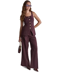 Bcbg Women's Pinstripe Square-Neck Vest