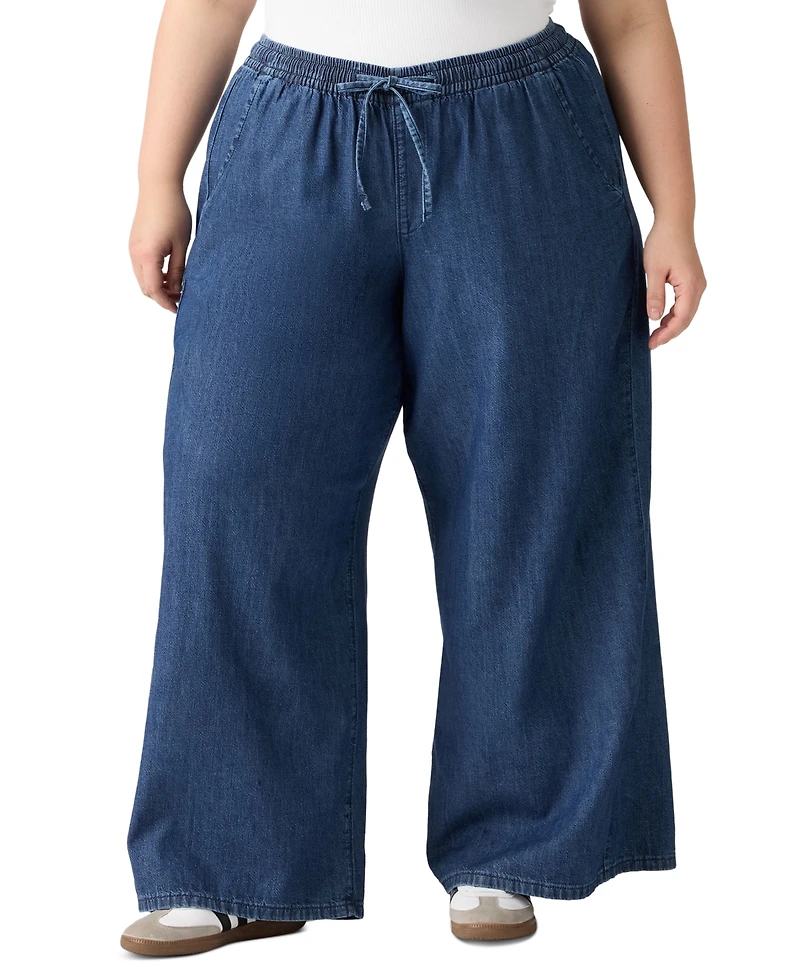 Levi's Plus Essential Wide-Leg Cotton Pants