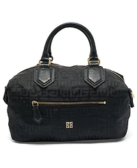 Pre-Owned Givenchy 4G Monogram Nylon and Leather Satchel