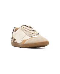 Xti Women's Leather Lace-Up Carmela Collection Sneakers
