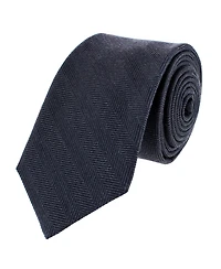 Trafalgar Men's Classy Herringbone Wool-Blend Slim Tie