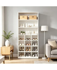 Slickblue Freestanding Shoe Cabinet for Hallway and Living Room