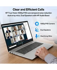 Hp 17.3" Touchscreen Business Ai Laptop, Intel Core 5 120U, Intel Graphics, 16GB DDR4, 1TB Ssd, Wi-Fi 6, Win11 Home, Silver