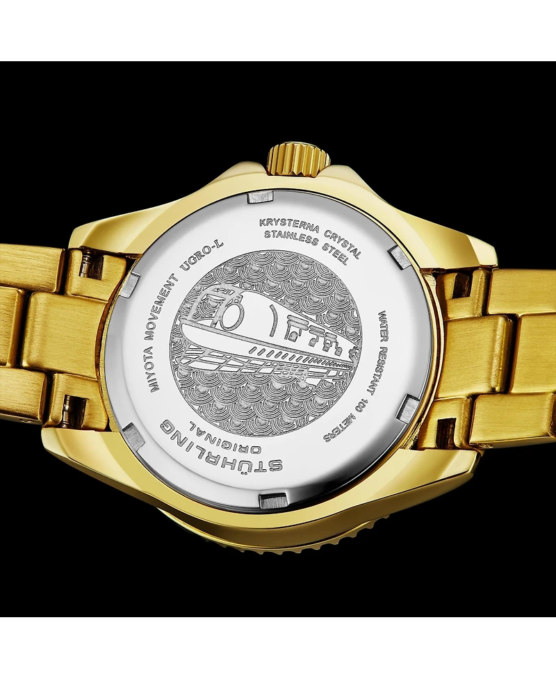 Stuhrling Women's Diver Depth master 3950L Quartz 32mm Fashion Watch