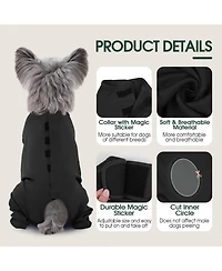Rear Leg Recovery Onesie Surgical Suit for Dogs, Post-Surgery Wound Protection and Licking Prevention