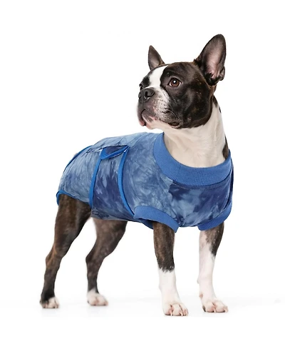 Soft Cotton Recovery Bodysuit for Dogs, Post-Surgery Protective Suit with Anti-Lick Design
