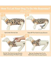 Post-Surgery Recovery Bodysuit for Dogs, Cone Alternative Protective Onesie for Wound and Incision Care