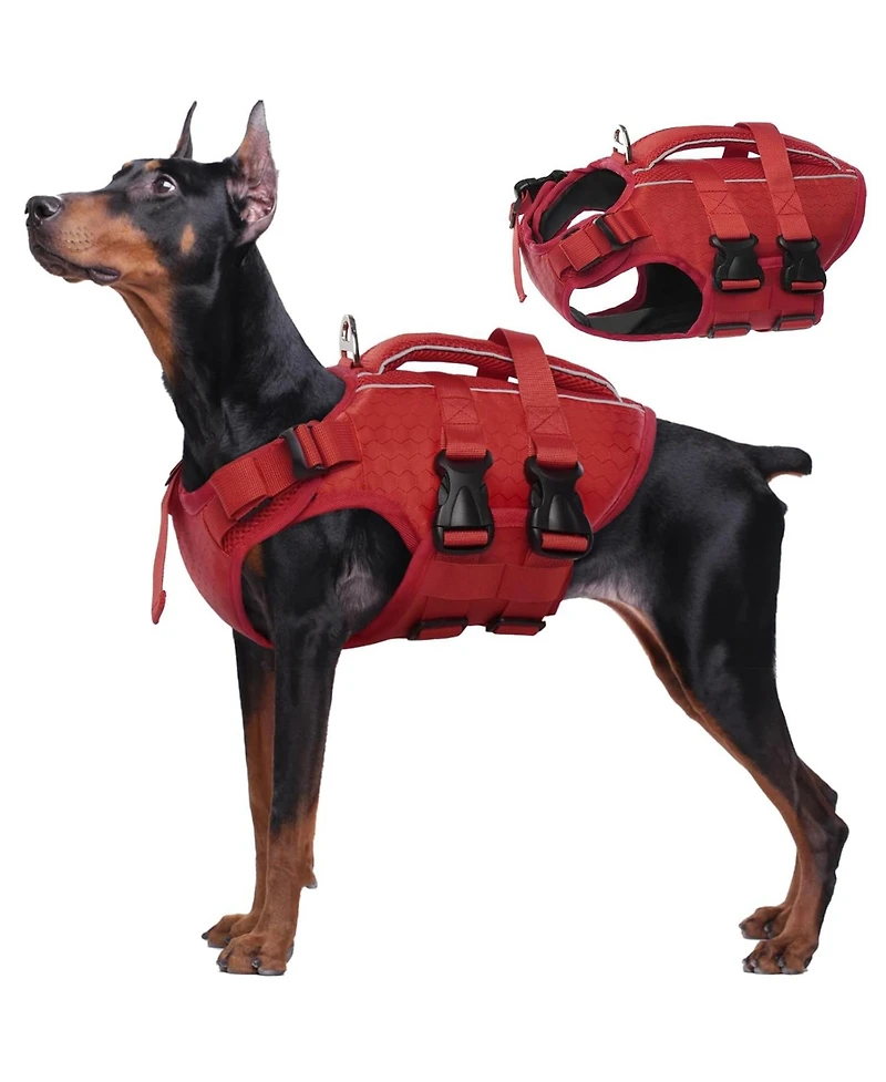 High-Flotation Ripstop Oxford Reflective Safety Life Vest for Dogs
