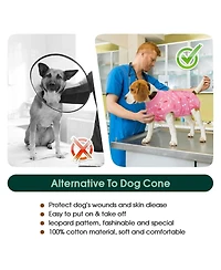 Post-Surgery Recovery Onesie Suit for Dogs and Cats, Soft Protective Wear