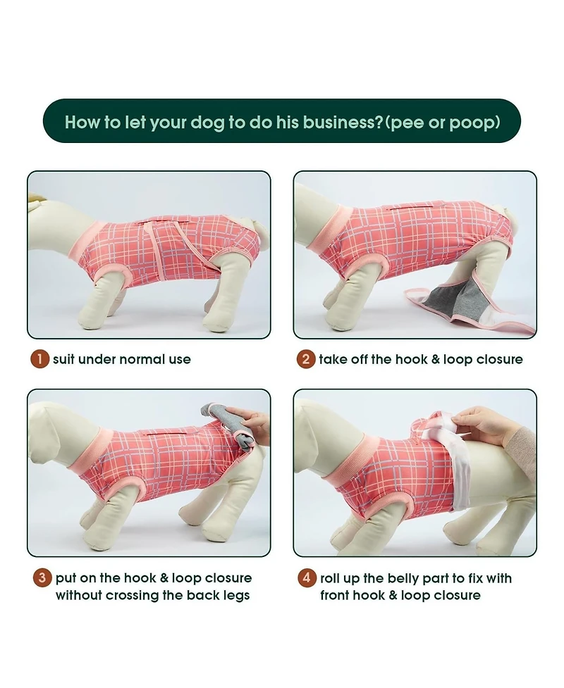 High-Elastic Post-Surgery Recovery Onesie for Dogs and Cats