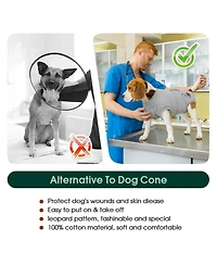 Post-Surgery Recovery Onesie Suit for Dogs and Cats, Soft Protective Wear