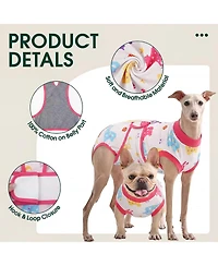 Post-Surgery Recovery Bodysuit Onesie for Dogs, Cone Alternative for Wound and Incision Protection