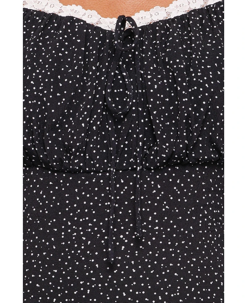 Petal and Pup Women's Francine Lace A-Line Sweetheart-Neck Midi Dress