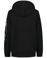 Tommy Hilfiger Boys' 4-20 Signature Full Zip Kangaroo Pockets Cotton-Polyester Blend Hoodie