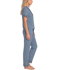 Sincerely Jules Women's Modal-Spandex Short-Sleeve Pajama Set