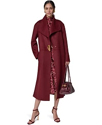 Donna Karan New York Women's Wool-Blend Oversized Coat