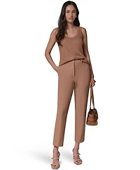 Donna Karan New York Women's Straight-Leg Flat-Front Pants