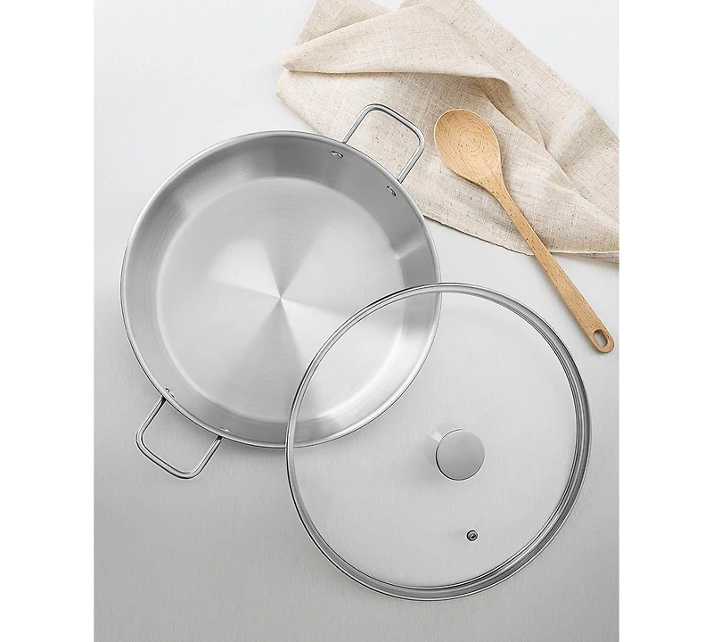 Arch Studio Stainless-Steel 6.5-Quart Multi-Use Pan, Macy's Exclusive