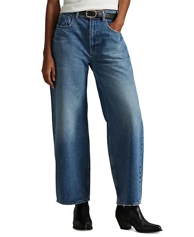 Polo Ralph Lauren Women's High-Rise Wide-Leg Relaxed Jeans