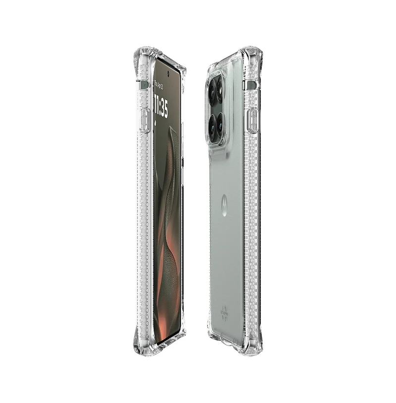 ITSkins Spectrum R Clear Drop-Tested Case for Motorola Moto Edge (2025)