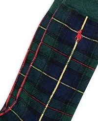 Polo Ralph Lauren Men's Registered Tartan Wool-Blend Boot Socks