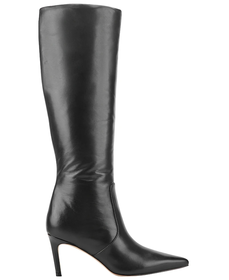 Marc Fisher Ltd Women's Callena Suede Pointed Toe Stiletto Tall Boots