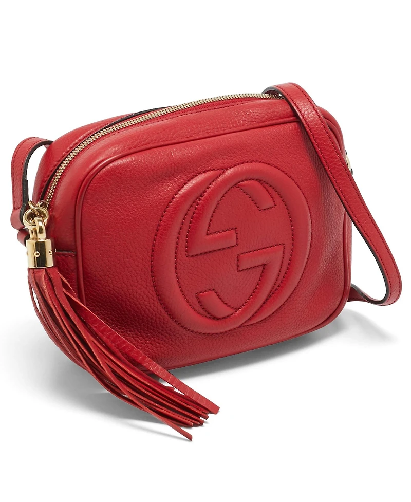 Pre-Owned Gucci Women's Soho Disco Leather Camera Crossbody Bag