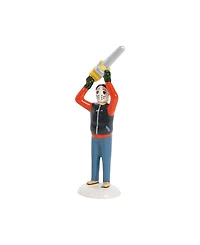 Department 56 Snow Village Clark Trims The Tree Figurine