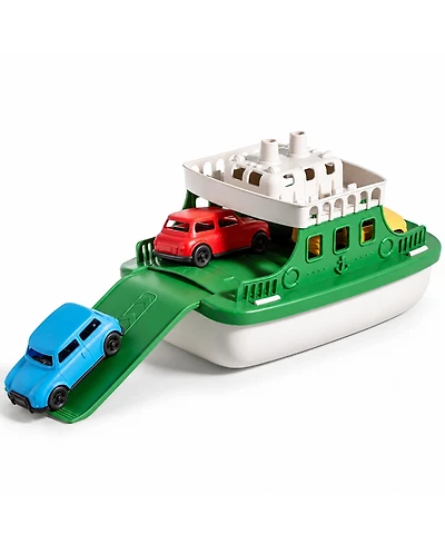 Sperric Toddler Boat Bath Toy Set for Toddlers, Carry Ship & 4 Mini Cars
