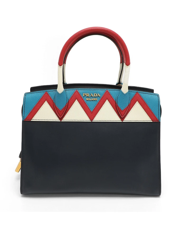 Pre-Owned Prada Esplanade Medium Leather Satchel