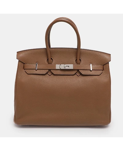 Pre-Owned HERMES Women's Birkin 30 Rouge Leather Tote