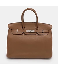 Pre-Owned HERMES Women's Birkin 30 Rouge Leather Tote