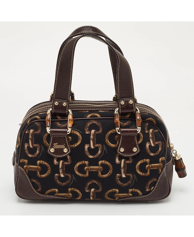 Pre-Owned Gucci Bamboo Shopper Leather Tote
